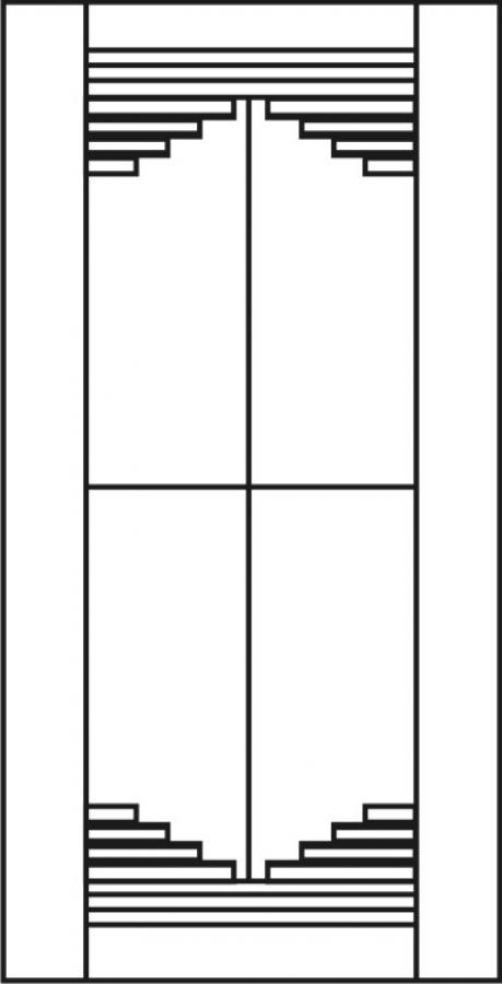 Cheyenne French Lite Cabinet Door (4 Lites)